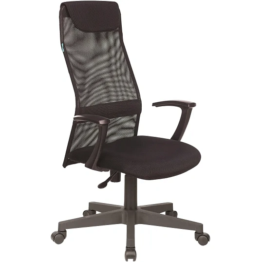 Кресло VB_БЮРОКРАТ KB-8 Black черный TW-01 TW-11 сетка