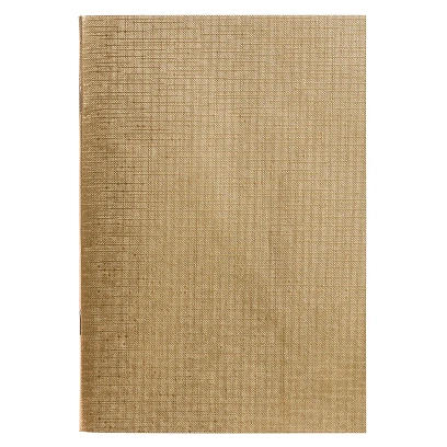 Бизнес-тетрадь А4,96л,кл,скреп,обл.бумвинил,бл.офс METALLIC Золото 059705