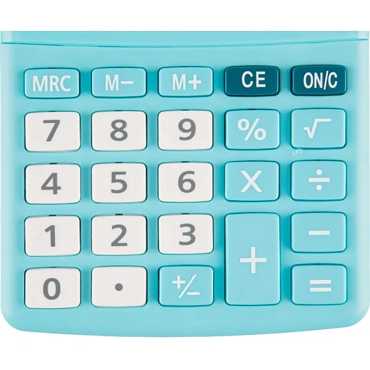 Калькулятор настольный КОМП Attache, AС-223M,8р,дв. пит, мятный,134x107x34
