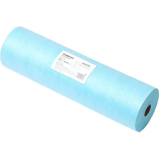 Салфетка в рулоне 40х60, голубой (200шт/упак), SS Выбор, 11068(5358)