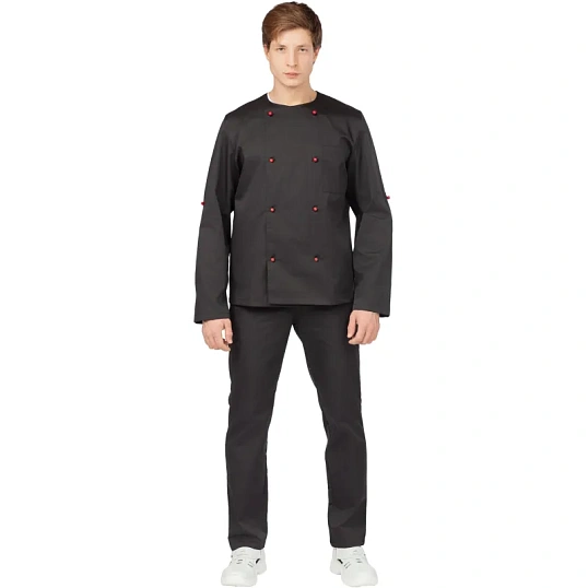 Китель Повара у23-КУ черный (р.48-50) р.170-176