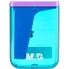 Точилка ручная M&G, 1 отв., контейнер, ассорти