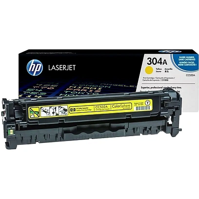 Картридж лазерный HP 304A CC532A жел. для CLJ 2025/2320