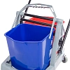 Тележка уборочная с отжимным прессом 71x42x93см 2х17л AF08076