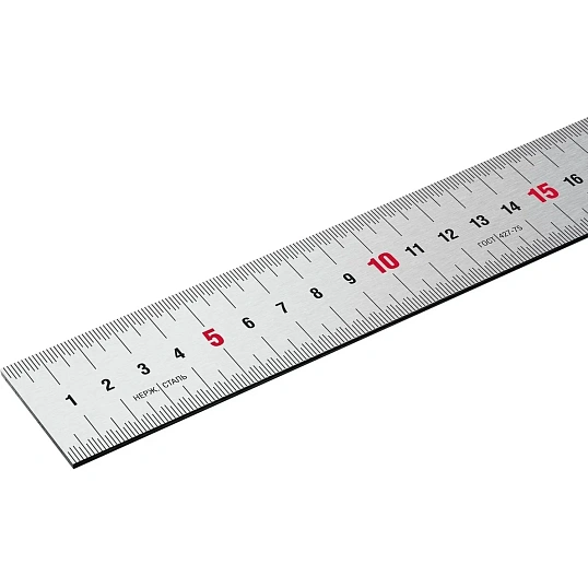 Линейка усиленная нержавеющая ЗУБР  Про-100, длина 1.0 м (34280-100)