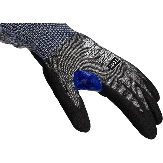 Перчатки защитные от порезов TOPFORT Сполдер Нит D с нитр.покр. р.10
