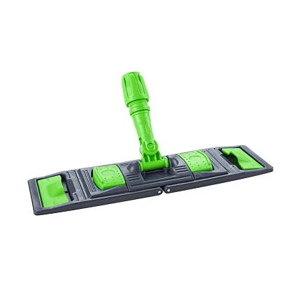 Держатель МОПа универс. пластик 40х11см т.серый/зеленый NPK195