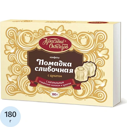 Конфеты Красный Октябрь Сливочная помадка с цукатом, 180г