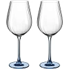 Набор бокалов для красн вина COLUMBA OPTIC, 650 мл,Синяя ножка 2шт, БСС0509