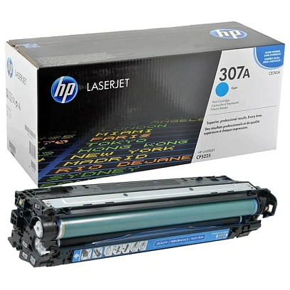 Картридж лазерный HP 307A CE741A гол. для CLJ CP5225