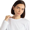 Футболка  Ф02 (160 г.) с длинным рукавом бел.(L)