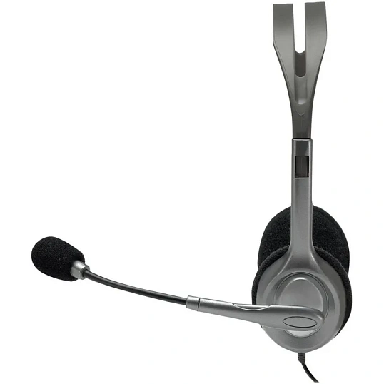 Гарнитура проводная Logitech Stereo Headset H111 Сер(981-000594/981-000593)