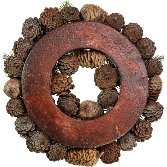 Венок Новогодний Нежность,30см НУ-3612