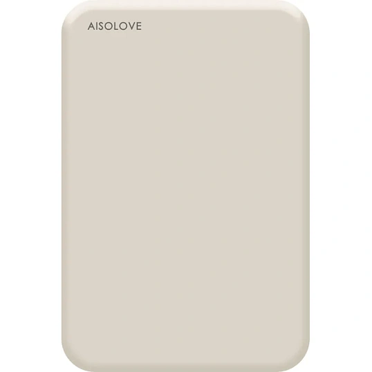 Внешний аккумулятор SOLOVE (Mi) W12 5000mAh MagSafe 20W QC+PD 3A, бежевый