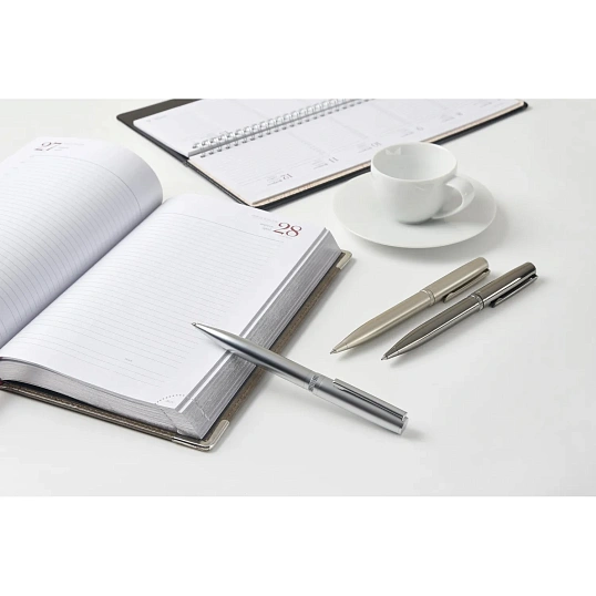 Ручка шариковая BOSTON ворон.стал.чер.корп,0.7мм,син, 20-0359