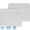 Конверт С4 ECOPOST белый стрип 229х324 без зап. 80г бел.92-100% 250 шт/уп