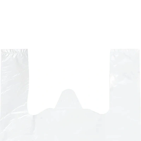 Пакет-майка  Благодарим за покупку 28+14x50 см. 12 мкм.,белый, НД,100шт./уп