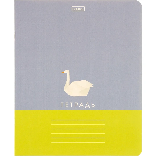 Тетрадь школьн 24л А5ф ЛИНИЯ скоба,мел.картон,Оригами,91483