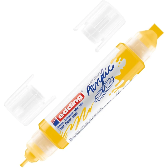 Набор акриловых маркеров двусторонних 3D Edding 5400 /.скош.нак. 5 цв