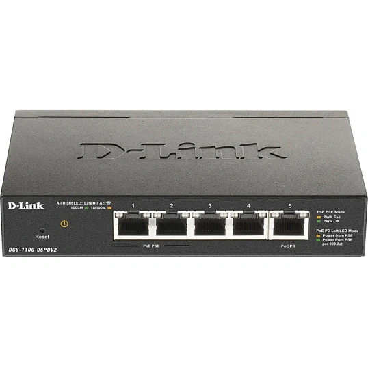 Коммутатор D-Link DGS-1100-05PDV2/A1A