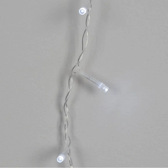 Гирлянда светодиодная бахрома хол бел 200LED 2,4x0,6м IP65 SW-XMAXOut-0013