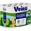 Бумага туалетная Linia Veiro Classic 2сл бел втор 17,5м 140л24рул/уп 5с224