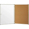 Доска-витрина для информации пробковая Attache Window 90х120см (алюм. рама)
