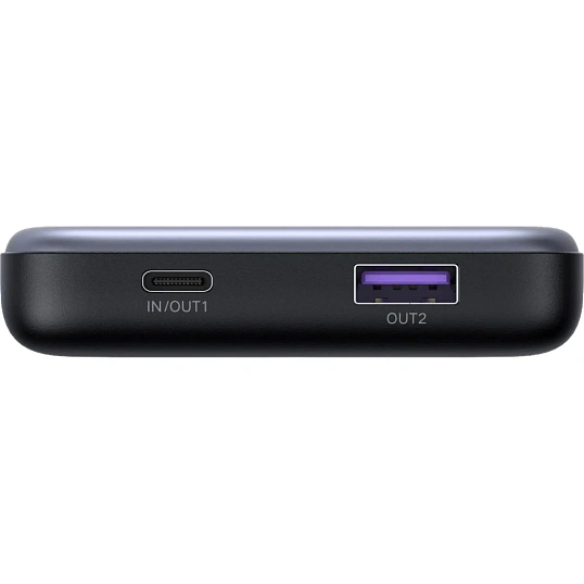 Внешний аккумулятор UGREEN PB507(75131B)10000mAh,с двумя вых,20W,сер космос