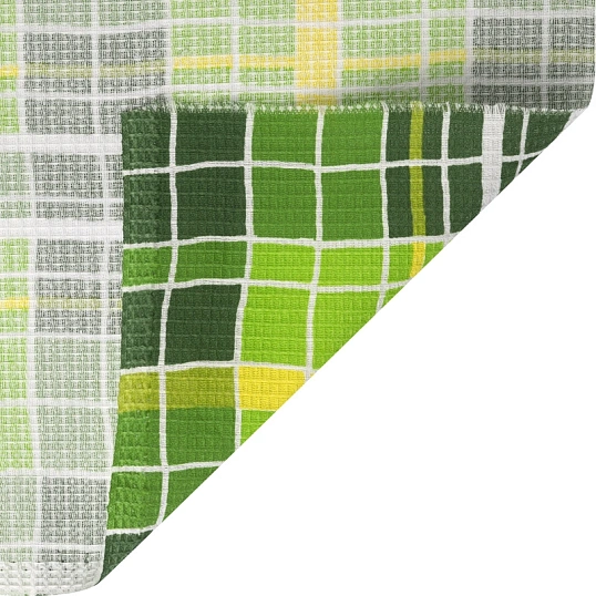 Полотно техническое вафельное набивное 1,5х55м, 155г/м2, 3447/2, Яркая клет