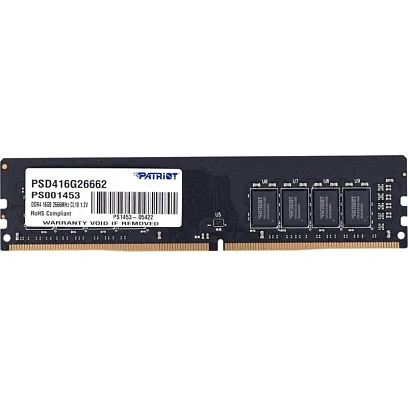 Модуль памяти Patriot DDR4 DIMM 16Gb 2666МГц CL19 (PSD416G26662)