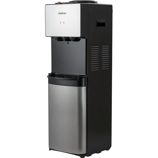 Кулер HotFrost V400 BS, напольный, холодильник, компрессорный, серебро