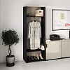 Гардероб узкий К-Loft 241H010 выс.2106 дуб скандин./графит