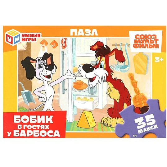 Пазл puzzle 35 эл. Бобик в гостях у Барбоса,4660254456068