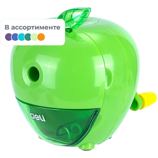 Точилка механическая Deli E0659, ABS пластик, 111x83x95 мм