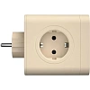 Тройник AGNI 4/220 + 2 USB + 1 Type C, слоновой кости(TP-WJ3U4E-C-ivory)