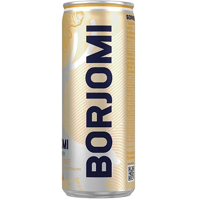 Напиток Боржоми Flavored Water Цитрус-Имбирь без сахара ж/б 330мл