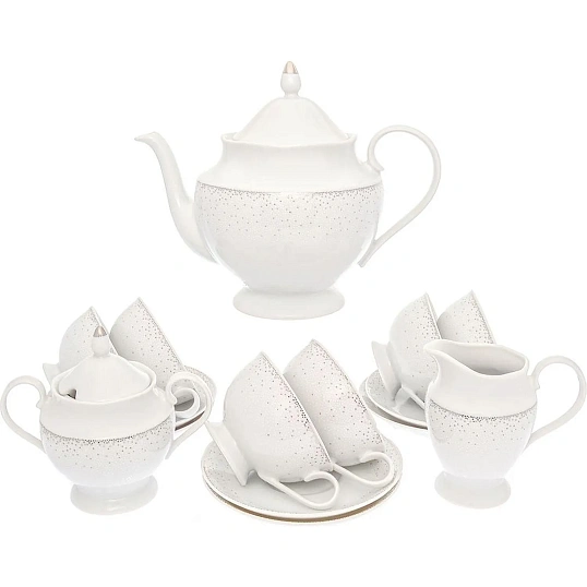 Набор чайный Repast Жемчуг (15 предметов на 6 персон)