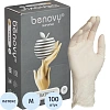 Перчатки латекс., нестер., с пудрой, Benovy (М) 50 пар/уп
