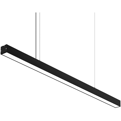 Светильник светодиодный линейный, подвесной, 40Вт, 4000К, IP40, чёрный