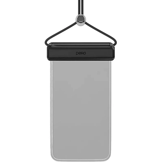 Чехол PERO влагозащитный для смартфона SB04 WATERPROOF BAG черный