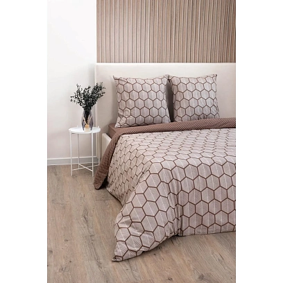 Постельное белье 1,5сп Поплин наб (нав. 70х70) 70990/1