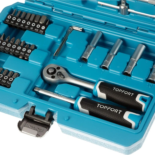 Набор инструмента Topfort 57 предмета 1/4