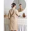 Халат  Махровый  ROESIA Шалевый Женский бежевый, L-XL, 300гр/м2