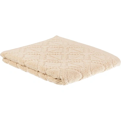 Полотенце махровое банное жаккард 70х120 см ,500 г/м2, Бежевый