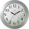 Часы настенные, модель 05, диаметр 305 мм, пластик, серебро, 51570535