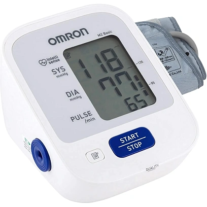 Тонометр OMRON M2 Basic с поверкой