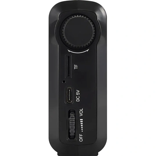 Радиоприемник Hyundai H-PSR115 черный USB microSD