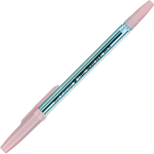 Ручка шариковая неавтомат. Deli P1-Macaron шар0,7мм,лин0,5мм,масл,асс