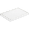 Крышка ПЭТ OneClick (lid 500/0) д/бум.конт., прозр.плос.,400шт/кор