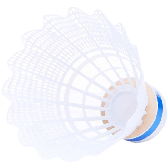 Воланы для бадминтона TORRES 150 (нейлон), уп.6шт.белый, сред.скор./BD23108